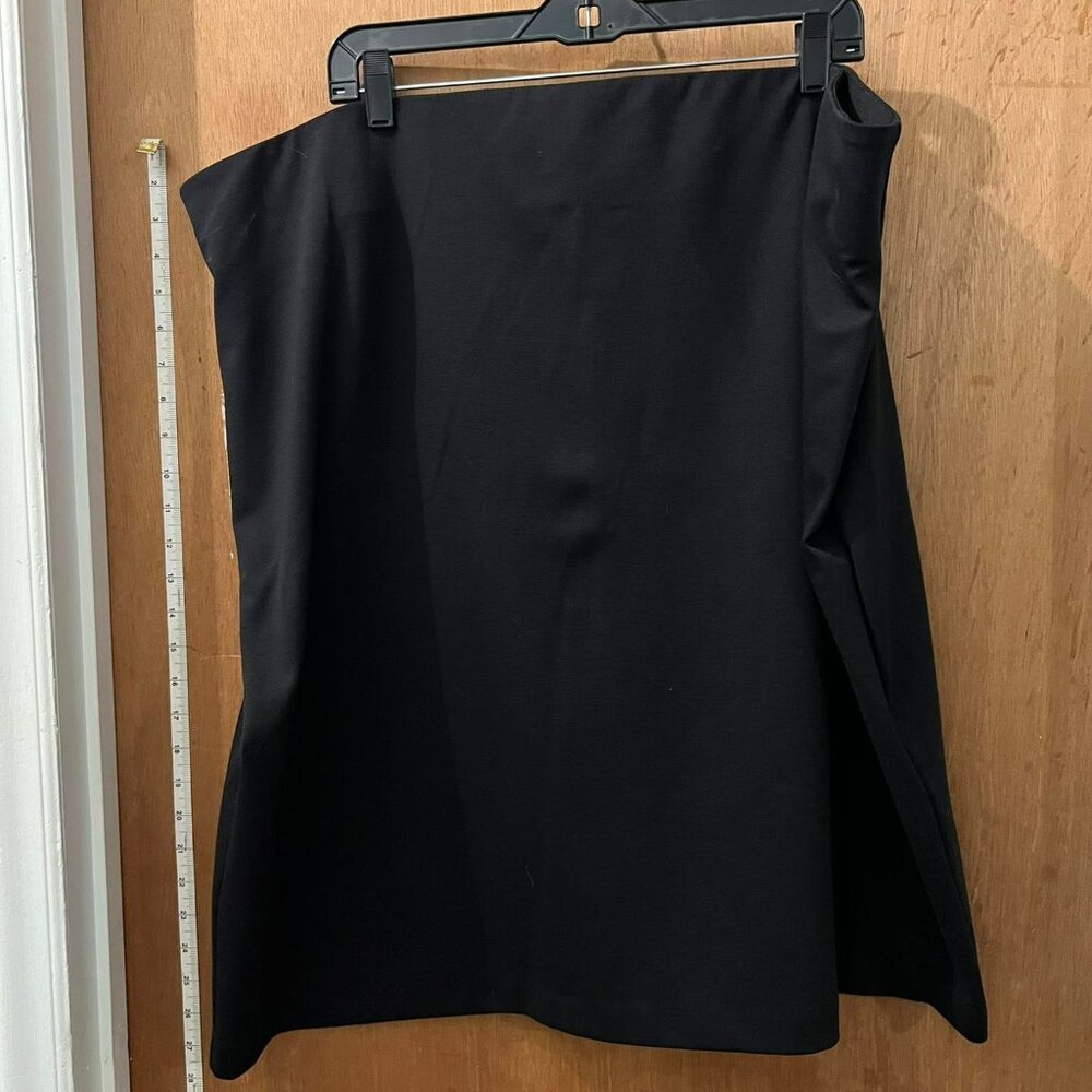 🐻Evri - Black Knee Length Pencil Skirt - W48"